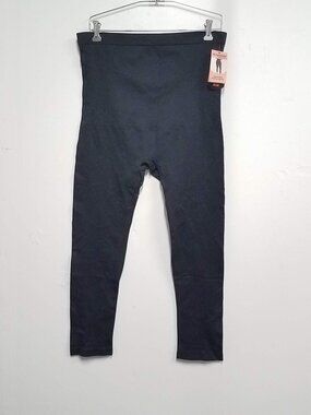 Shapermint Essentials High-Waisted Shaping Leggings Black Womens 3XL 42075